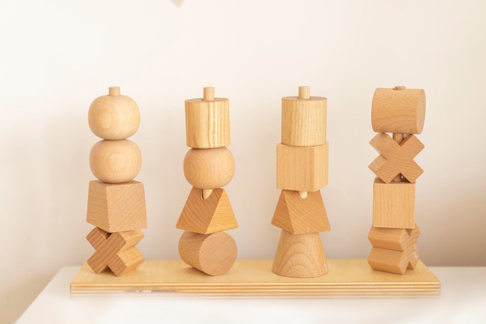 Natural Wood Toys for Creative Play