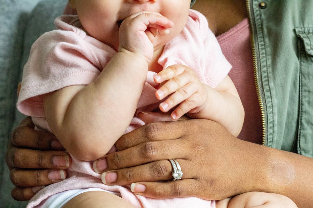 Tender Moments Between Mother And Child