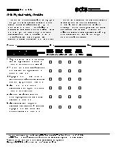 Child Physical Activity Checklist